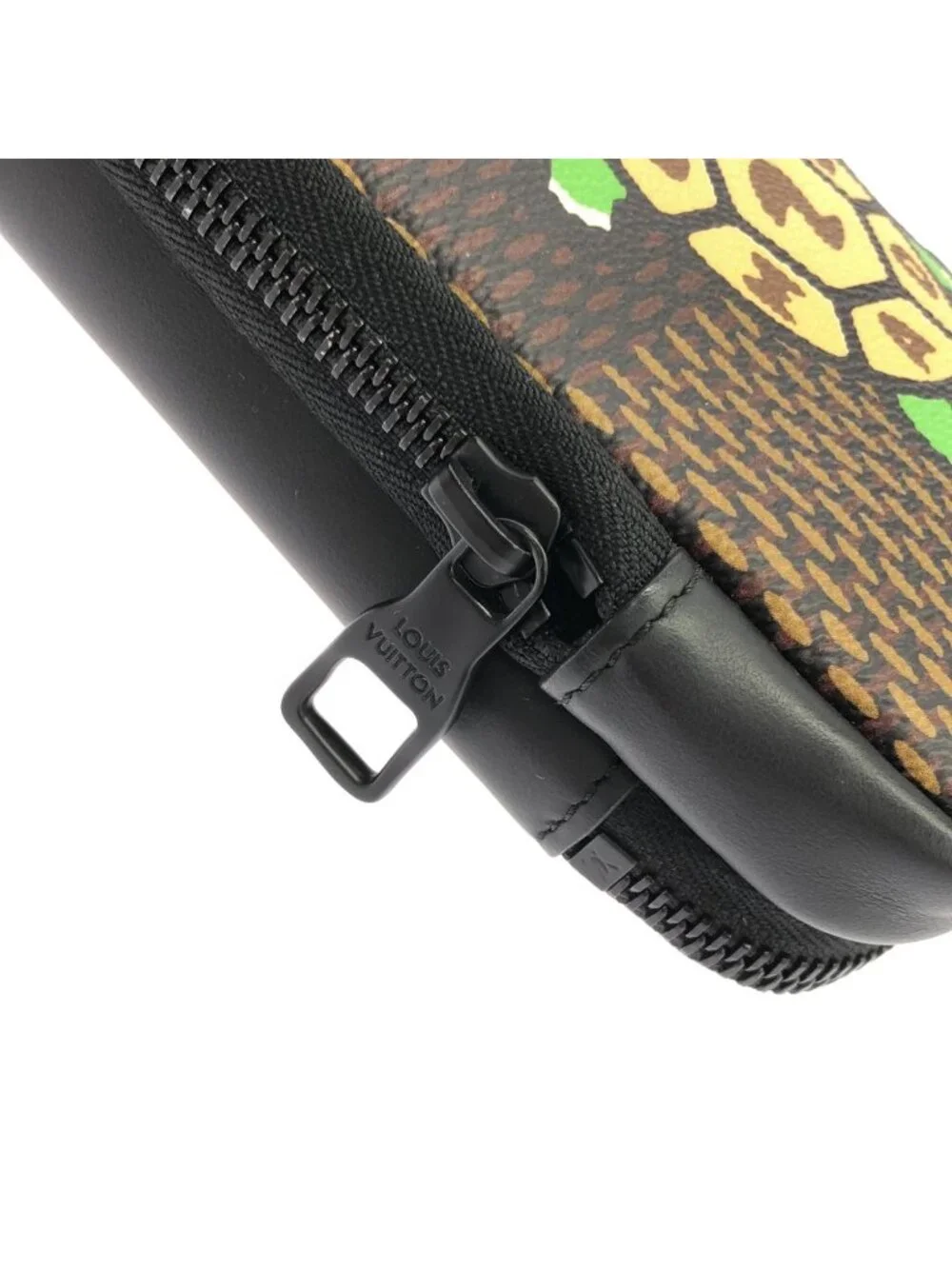 Louis Vuitton Damier Giant Double Phone Pouch Shoulder